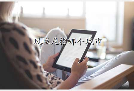 凤城是指哪个城市